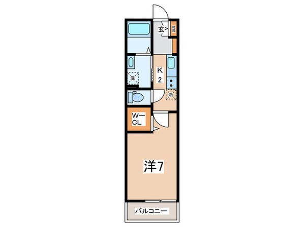 ウィステリア橋本の物件間取画像